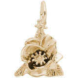 Rembrandt Charms 10K Yellow Gold Magnolia Charm Pendant