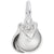 Rembrandt Charms Castanet Charm Pendant Available in Gold or Sterling Silver