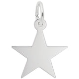 Rembrandt Charms Star - 35 Series Charm Pendant Available in Gold or Sterling Silver