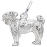 Rembrandt Charms 925 Sterling Silver Pug Charm Pendant