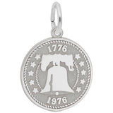 Rembrandt Charms 925 Sterling Silver Liberty Bell Charm Pendant