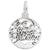 Rembrandt Charms Happy Birthday Charm Pendant Available in Gold or Sterling Silver