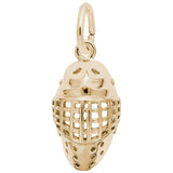 Rembrandt Charms 10K Yellow Gold Goalie Mask Charm Pendant