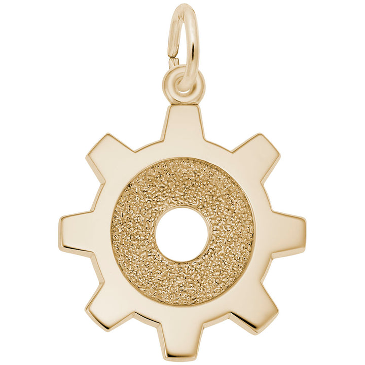 Rembrandt Charms 14K Yellow Gold Engineer Charm Pendant
