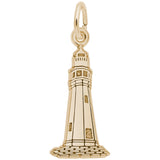 Rembrandt Charms 10K Yellow Gold Buffalo Lighthouse Charm Pendant