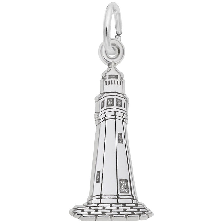Rembrandt Charms 925 Sterling Silver Buffalo Lighthouse Charm Pendant
