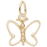 Rembrandt Charms 14K Yellow Gold Butterfly Charm Pendant