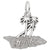 Rembrandt Charms Aruba Charm Pendant Available in Gold or Sterling Silver