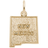 Rembrandt Charms Gold Plated Sterling Silver New Mexico Charm Pendant