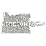 Rembrandt Charms Oregon Charm Pendant Available in Gold or Sterling Silver