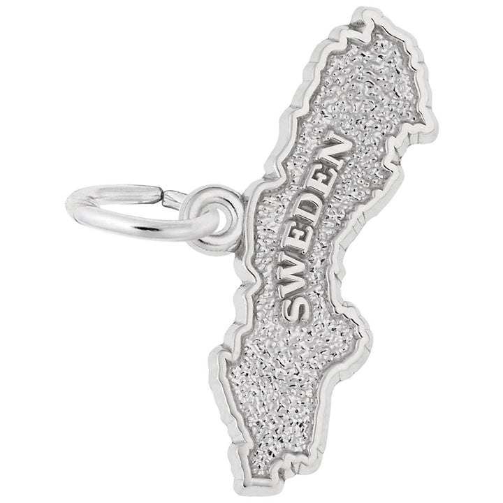 Rembrandt Charms Sweden Charm Pendant Available in Gold or Sterling Silver