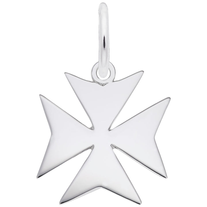 Rembrandt Charms 925 Sterling Silver Maltese Cross Charm Pendant