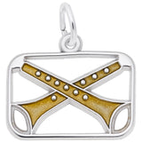 Rembrandt Charms 11 Pipers Piping Charm Pendant Available in Gold or Sterling Silver