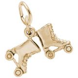 Rembrandt Charms 14K Yellow Gold Roller Skates Charm Pendant