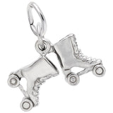 Rembrandt Charms 14K White Gold Roller Skates Charm Pendant