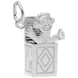 Rembrandt Charms 925 Sterling Silver Jack In The Box Charm Pendant