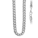 Stainless Steel Mens Womens Unisex 5mm 28 Inches Franco Fashion Chain Necklace