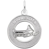Rembrandt Charms Minnesota Charm Pendant Available in Gold or Sterling Silver