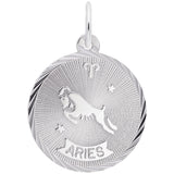 Rembrandt Charms 925 Sterling Silver Aries Charm Pendant