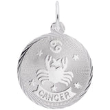 Rembrandt Charms 925 Sterling Silver Cancer Charm Pendant