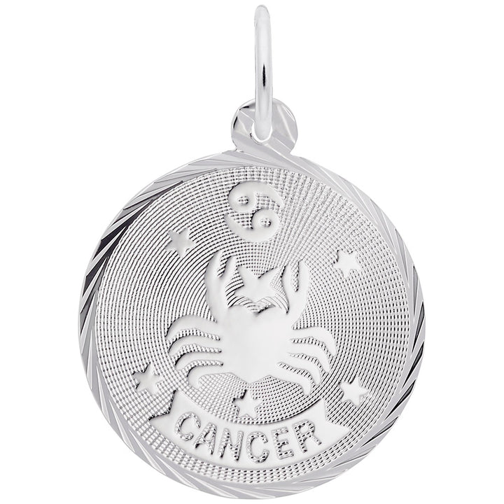 Rembrandt Charms Cancer Charm Pendant Available in Gold or Sterling Silver