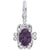 Rembrandt Charms 06 Birthstone June Charm Pendant Available in Gold or Sterling Silver
