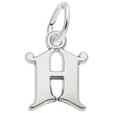 Rembrandt Charms 925 Sterling Silver Init-H Charm Pendant