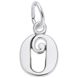 Rembrandt Charms 14K White Gold Init-O Charm Pendant