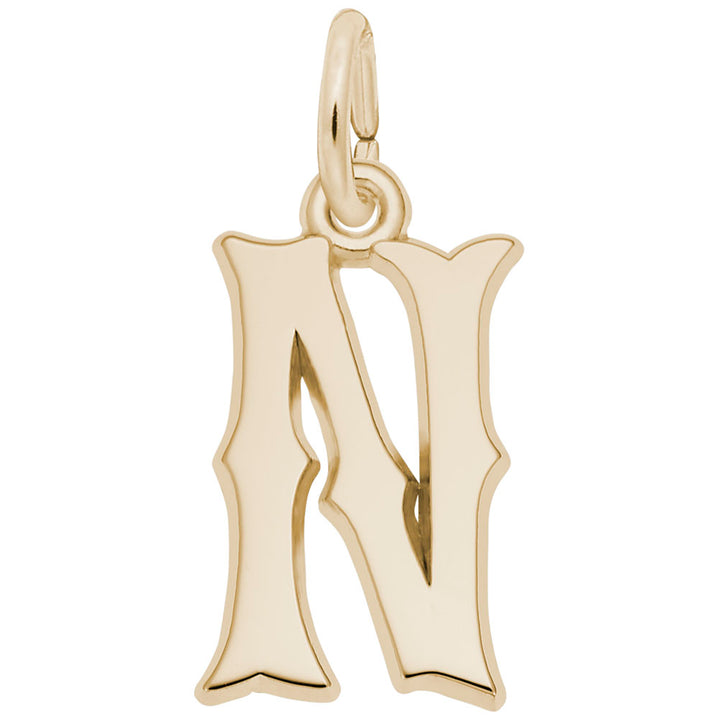 Rembrandt Charms 10K Yellow Gold Init-N Charm Pendant