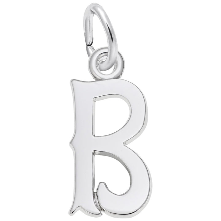 Rembrandt Charms 925 Sterling Silver Init-B Charm Pendant