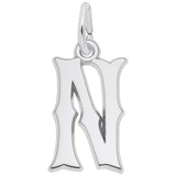 Rembrandt Charms 14K White Gold Init-N Charm Pendant