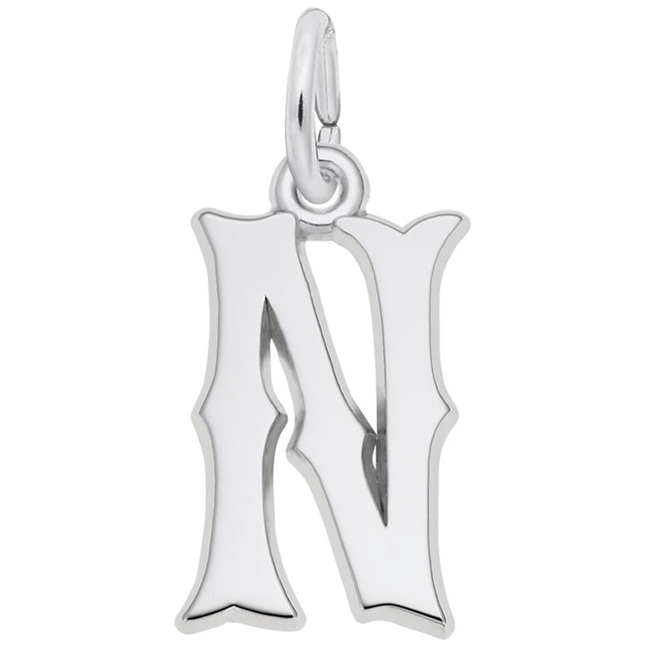 Rembrandt Charms 925 Sterling Silver Init-N Charm Pendant