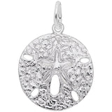 Rembrandt Charms 925 Sterling Silver Sand Dollar Charm Pendant