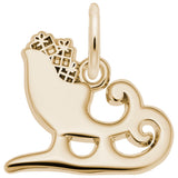Rembrandt Charms 14K Yellow Gold Sleigh Charm Pendant