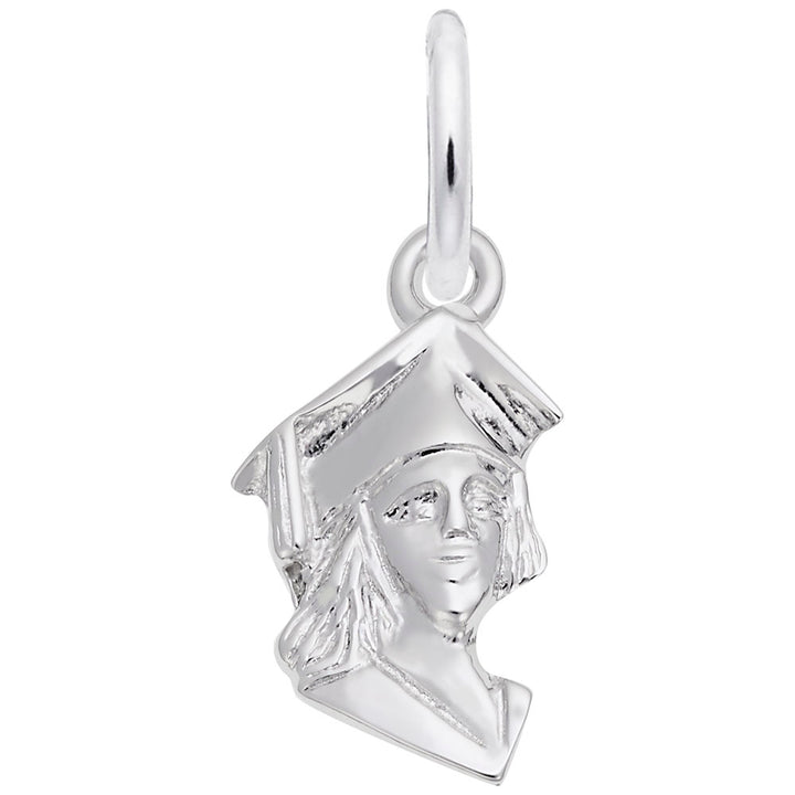 Rembrandt Charms Graduation Charm Pendant Available in Gold or Sterling Silver