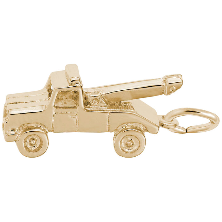 Rembrandt Charms 10K Yellow Gold Tow Truck Charm Pendant
