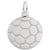 Rembrandt Charms Soccer Ball Charm Pendant Available in Gold or Sterling Silver