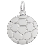 Rembrandt Charms 925 Sterling Silver Soccer Ball Charm Pendant