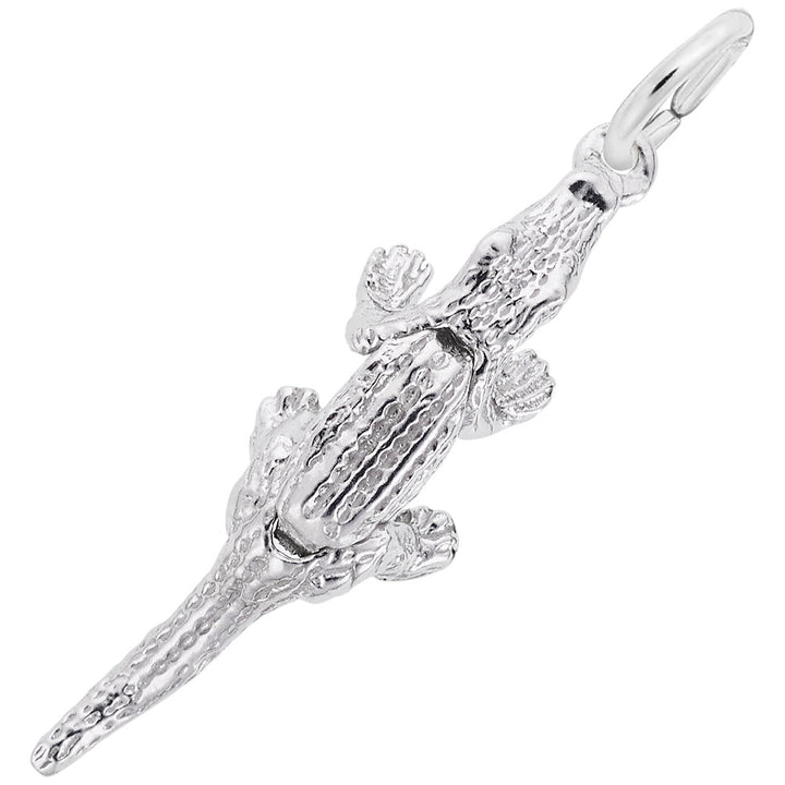 Rembrandt Charms Alligator Charm Pendant Available in Gold or Sterling Silver