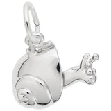 Rembrandt Charms Snail Charm Pendant Available in Gold or Sterling Silver