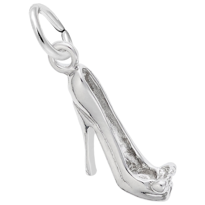 Rembrandt Charms High Heel Shoe Charm Pendant Available in Gold or Sterling Silver