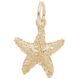 Rembrandt Charms 14K Yellow Gold Starfish Charm Pendant