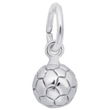 Rembrandt Charms Soccer Ball Charm Pendant Available in Gold or Sterling Silver