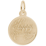 Rembrandt Charms 14K Yellow Gold Anniversary Charm Pendant