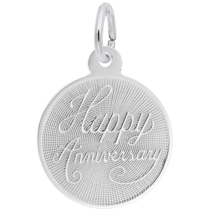 Rembrandt Charms 925 Sterling Silver Anniversary Charm Pendant