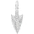Rembrandt Charms Arrowhead Charm Pendant Available in Gold or Sterling Silver