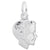 Rembrandt Charms Boys Head Charm Pendant Available in Gold or Sterling Silver