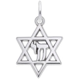 Rembrandt Charms 925 Sterling Silver Star Of David Charm Pendant