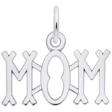 Rembrandt Charms Mom Charm Pendant Available in Gold or Sterling Silver