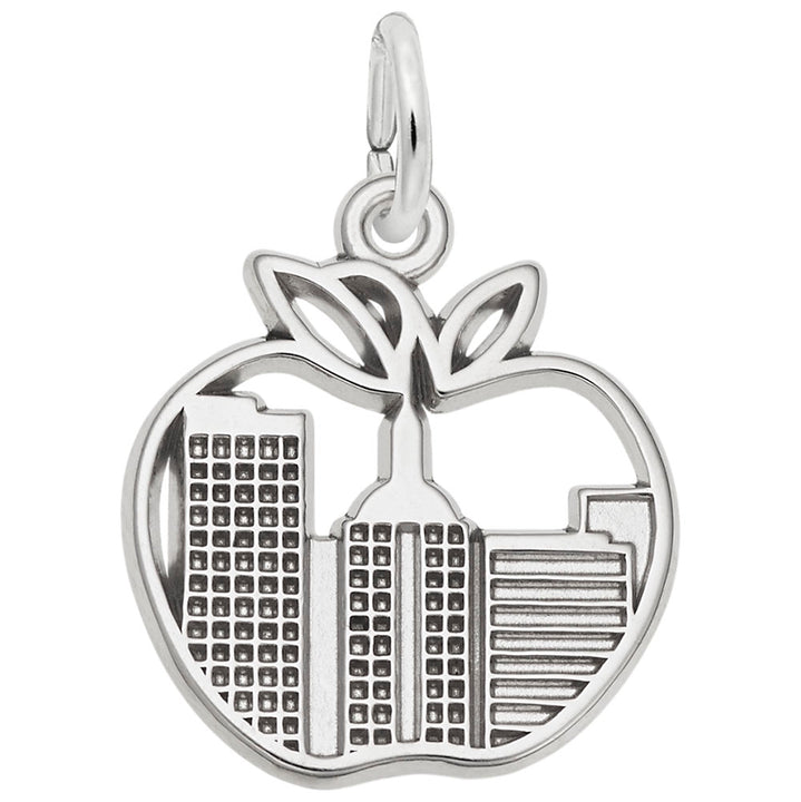 Rembrandt Charms New York Skyline Charm Pendant Available in Gold or Sterling Silver